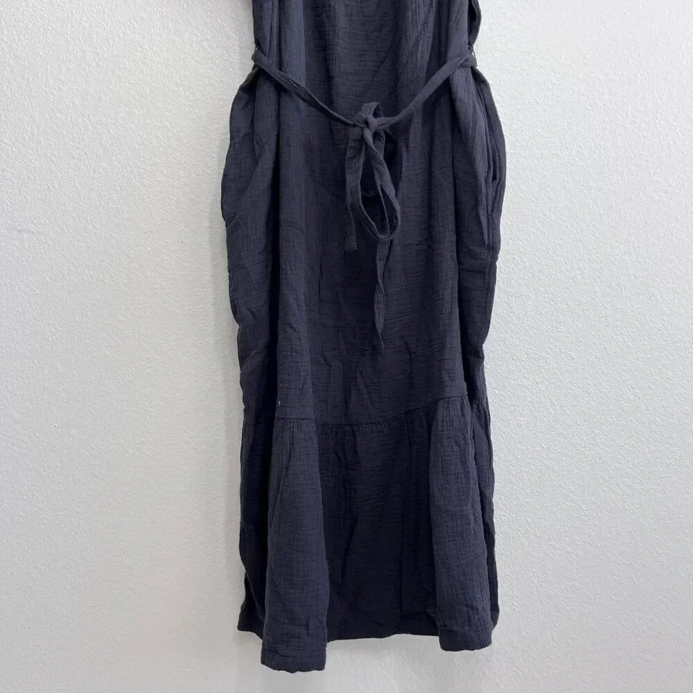 NWT A Pea In The Pod Maternity Dress Size Large Women's Organic Cotton Gauze - Picture 3 of 7